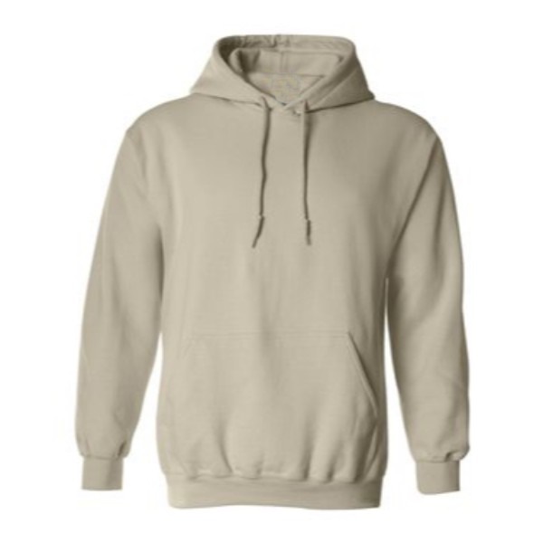 sand hooded pullover